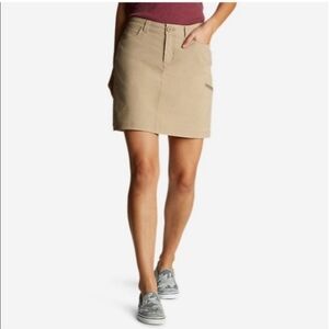 Eddie Bauer Beige Rainier Skort Skirt Outdoor size 6